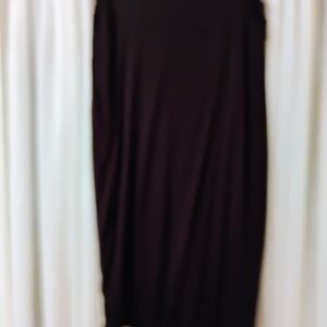 Leith Classic Black Knit Pencil Skirt